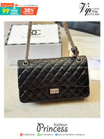 CHANEL Reissue Classic Bag 25cm Flap Bag Aged Leather กระเป๋าสะพายคลาสสิก ดีไซส์หนังย่นสุดหรูชวนให้สะสมกันอีกแล้วหนึ่ง สุดยอดเดอะเบสท์ไอเท็ม พร้อมเสิร์ฟครบชุด