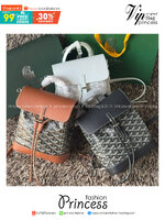 ORI หนังแท้ | Goyard Alpin Mini Backpack กระเป๋าเป้สะพายหลัง ปรับถือหรือสะพายข้างได้อย่างลงตัว ที่สามารถทำให้เป็นหลายรูปแบบ