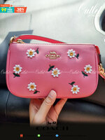 ของแท้ 💯% COACH C3356 NOLITA 19 WITH DAISY EMBROIDERY คอลเลคชั่นใหม่ สีใหม่ล่าสุด ยังไม่เข้า shop ไทย!! สวยหวาน น่ารักน่าใช้