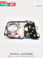 พรีเมี่ยมกิ๊ฟแท้ 100% 】หนังแท้ MARC JACOBS The Snapshot Camera X Anna Sui Cross Body Bag