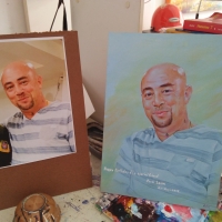 สีอะคลีลิค 20x24 in