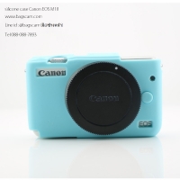 เคสซิลิโคน Canon EOS M10 blue