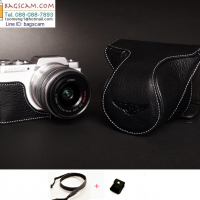 เคสกล้อง Panasonic GF9 /GF8 /GF7 สีดำ พร้อมสาย