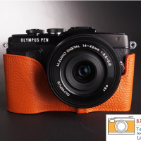 เคสกล้อง olympus EPL7 สีส้ม