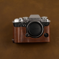 เคสหนังแท้ FUJIFILM XT3 สีน้ำตาล