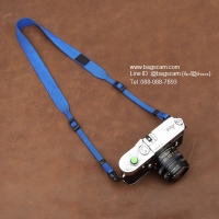 สายคล้องกล้องmirrorless สีน้ำเงิน