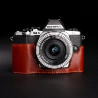 เคสกล้อง olympus omd em10 สีน้ำตาล