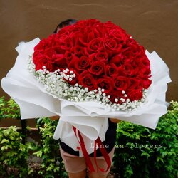 ช่อดอกไม้ ช่อดอกกุหลาบ99ดอก ขนาดใหญ่พิเศษ