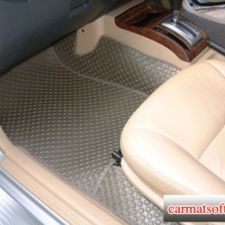 ผ้ายางปูพื้นรถยนต์ISUZU MU-7 พรมกระดุม มิว-7 สีเบจ เต็มคัน