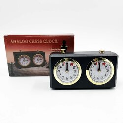 นาฬิกาจับเวลาหมากรุกหมากกระดานแบบเข็มไขลานอนาล็อก(Analog)