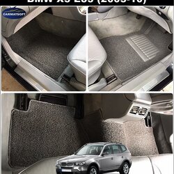 พรมไวนิลดักฝุ่น BMW X3 E83 (2003-10) พรมดักฝุ่นเกรดA ใยหนานุ่มพิเศษ เข้ารูป