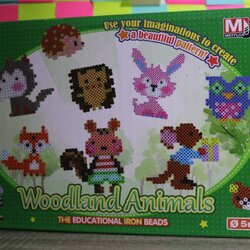 ตัวต่อลูกปัดชุดสัตว์โลกน่ารัก