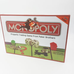 เกมเศรษฐีโมโนโพลี่สำหรับ8คนเล่น (Monopoly) กระดานขนาด 39x39 cm.
