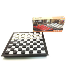 หมากฮอสแม่เหล็ก 20 ตัวเดิน กระดาน 10x10 ช่อง No.3800C (Checker)