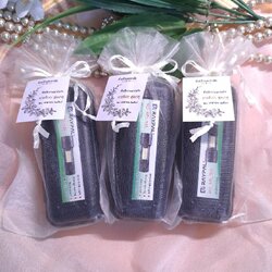 ไฟฉายพกสีดำ ไฟ LED ชาร์จ USB (กล่อง+ถุงไหมแก้ว+ป้ายชื่อ)