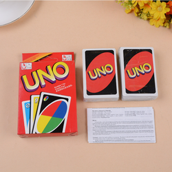 UNO อูโน่เกมต่อสีและอักษร(ไซส์ปกติ)