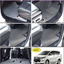 พรมดักฝุ่นไวนิลTOYOTA INNOVA CRYSTA พรมดักฝุ่นในรถ รีดขอบสีเทา เต็มคัน
