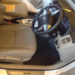 พรมปูพื้นรถยนต์TOYOTA ALTIS 2008-13 พรมกระดุม สีเทา เต็มคัน