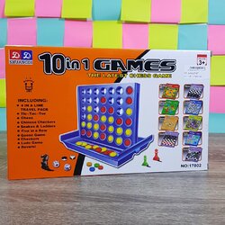 เกมรวม 10In1บิงโกเรียงสี่ หมากฮอสและอื่นๆ (No.17802)