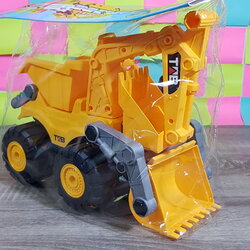 รถดั้มก่อสร้างสองหัวตัก