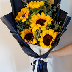 ช่อดอกไม้ ช่อดอกทานตะวัน