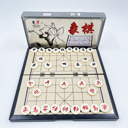 ชุดหมากรุกจีนแม่เหล็กพับได้ขนาดพกพาไซส์เล็ก 20.5x20.5cm.