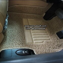 พรมดักฝุ่นไวนิล HONDA CIVIC FD 2006-11 สีครีม เต็มคัน เข้ารูป 6ชิ้น