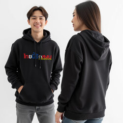 77DESIGN เสื้อฮูดรักชาติ ลายไทยนี้รักสงบแต่ถึงรบไม่ขลาด เสื้อรักชาติ ใส่กันแดดไม่แสบแขน