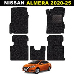 พรมดักฝุ่นไวนิล NISSAN ALMERA 2020-25 พรมไวนิล นิสสัน อัลเมร่า เกรดA หนานุ่ม เข้ารูป 5ชิ้น (พร้อมส่ง)