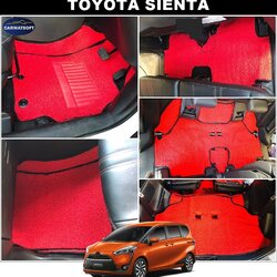 พรมดักฝุ่นไวนิล TOYOTA SIENTA พรมดักฝุ่นรถยนต์ เต็มคัน เข้ารูป