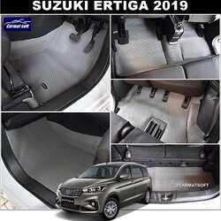 ยางปูพื้นรถยนต์SUZUKI ERTIGA 2019-2024พรมกระดุมเม็ดเล็ก ซูซุกิ เออติก้า เต็มคัน