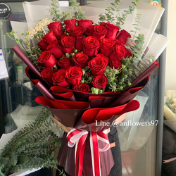 ช่อกุหลาบแดง