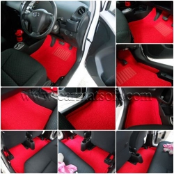 พรมดักฝุ่นไวนิลTOYOTA YARIS ปี2006-12 พรมดักฝุ่นรถยนต์ เต็มคัน เข้ารูป ตรงรุ่นรถ