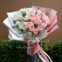 ช่อกุหลาบ40ดอก