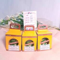 ยาดมสมุนไพร หงส์คู่ กระปุกขาว (แพคกล่อง-ติดสติกเกอร์)