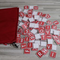 เบี้ยสำรองครอสเวิร์ดแบบใส 100 ชิ้น สำหรับรุ่นทั่วไป Crossword Tile