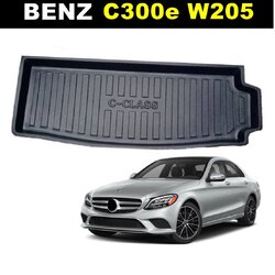 ถาดท้ายรถ BENZ C300e W205 ถาดล่าง สวยงาม ทนทาน เข้ารูป ป้องกันน้ำ กันฝุ่น กันเปื้อน100%