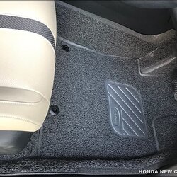 พรมดักฝุ่นไวนิลรีดขอบ HONDA CIVIC FC FK FE สีเทาเข้ม เต็มคัน เข้ารูป