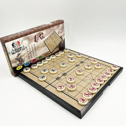 ชุดหมากรุกจีนแม่เหล็กพับได้ขนาดพกพาไซส์กลาง 28x28cm.