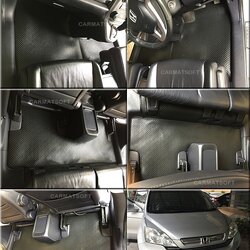 พรมกระดุมเม็ดเล็กCR-V G3 2006-2012 สีดำ เต็มคัน