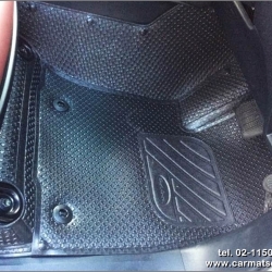 ยางปูพื้นรถยนต์NEW FORTUNER 2015 -2024 TRD ลายกระดุมเม็ดเล็กPVC รีดขอบ สีดำ (เต็มคัน)