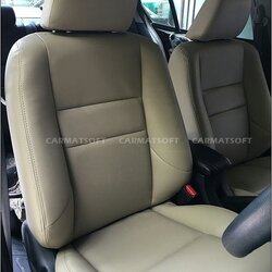 ชุดหุ้มเบาะเข้ารูป CITY 2008-2013 หนังPVC เกรดA หนา1มิล +แผงข้าง สีครีม (แบบลอกหนังเดิม)