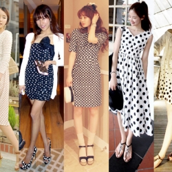 เทคนิคดีดีในการเลือกเสื้อผ้าลายจุด ให้สมส่วนนกับตัวท่านเอง