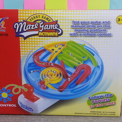 เกมลูกเหล็กเขาวงกตแบบมีตัวควบคุม (Maze Game Activate)