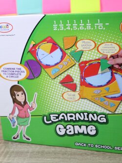 ชุดรูปทรงเรียนรู้เศษส่วน