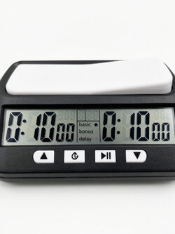 นาฬิกาจับเวลาหมากกระดานแบบดิจิตอลที่กดแบบกระดกขนาดพกพา YS-902