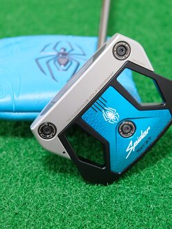 2025 TAYLORMADE SPIDER 5K-ZT 35" PUTTER - KBS BLACK STEEL SHAFT + HEADCOVER