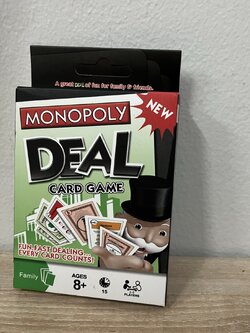 การ์ดเกมโมโนโพลี่ดีล Monopoly Deal แบบภาษาอังกฤษ