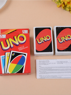 UNO อูโน่เกมต่อสีและอักษร(ไซส์ปกติ)
