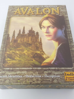 The Resistance : Avalon Board Game Card Game อะวาลอนชุดประหยัด งานดี ภาษาอังกฤษ การ์ดกระดาษแข็ง